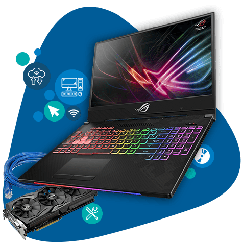 Шаблон сайта компьютерная помощь, ремонт компьютеров